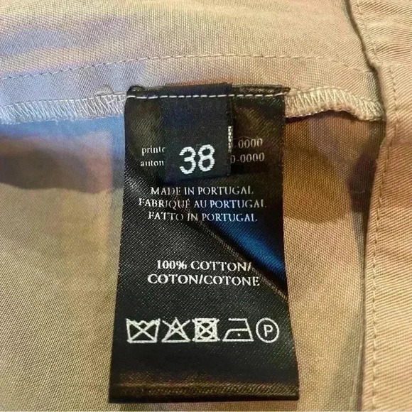 Rokh Midi Skirt 38 4 S Brown Beige Tan Twist Front Button Embellished Cotton - Picture 16 of 16